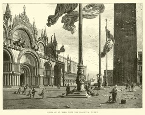 Piazza San Marco mit der Piazzetta, Venedig