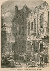 Malerische Skizzen von London - The Rookery, St Giless