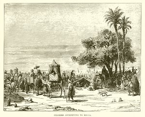 Pilger auf dem Weg nach Mekka von English School