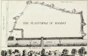Plan von Bagdad, aus einer englischen Übersetzung von Les Six Voyages de J.B. Tavernier