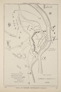 Plan der Schlacht von Sobraon, 10. Februar 1846, Illustration aus Cassells Illustrierter Geschichte Englands