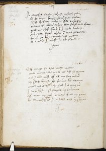 Gedichte von Sir Thomas Wyatt, f.54v, ca. 1530-39 von English School