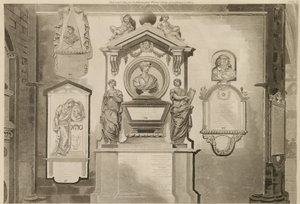 Poets Corner, Westminster Abbey, London von English School