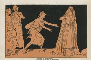 Politische Karikatur von English School