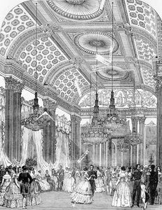 Polkatanz bei einem Staatsball im Buckingham Palace, 1848