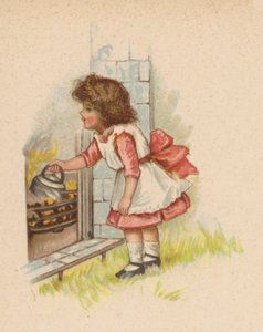 Polly setzt den Kessel auf von English School