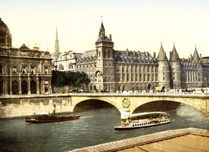 Pont au Change und Palais de Justice, Paris
