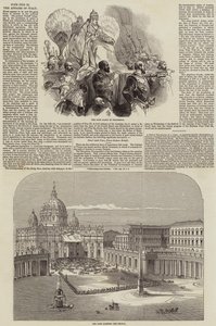 Papst Pius IX (Gravur) von English School