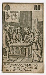 Popish Plot Spielkarte (Gravur) von English School