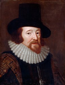 Porträt von Francis Bacon (1561-1626), englischer Staatsmann und Philosoph von English School