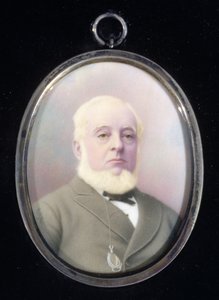 Porträtminiatur von Warren de la Rue (1815-89) von English School