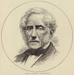 Porträt von Alessandro Manzoni