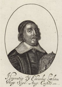 Porträt von Edward Littleton von English School