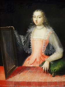 Porträt von Elizabeth Vernon, Gräfin von Southampton von English School