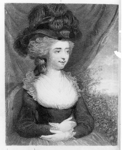 Porträt von Fanny Burney (Madame d