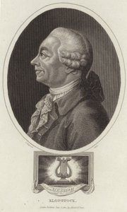 Porträt von Friedrich Gottlieb Klopstock von English School