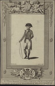Porträt von George Augustus Frederick, Prinz von Wales von English School