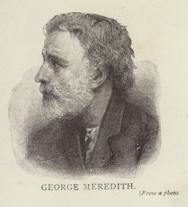 Porträt von George Meredith von English School