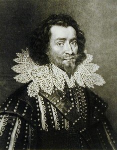 Porträt von George Villiers, 1. Herzog von Buckingham (1592-1628) graviert von Richard Earlom (1743-1822) und Charles Turner (c.1773-1857) aus Illustrious Characters in British History (Mezzotint)