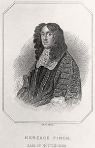 Porträt von Heneage Finch, Earl of Nottingham