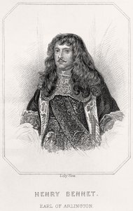 Porträt von Henry Bennet, Earl of Arlington von English School