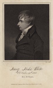 Porträt von Henry Kirke White von English School