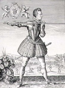 Porträt von Henry, Prinz von Wales (1594-1612) graviert von Simon de Passe (1595-1647) 1612