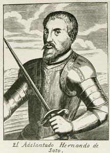 Porträt von Hernando de Soto (ca.1496-1542) aus 