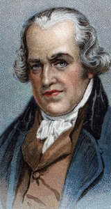 Porträt von James Watt (1736-1819), schottischer Ingenieur - Aus der Serie „Leaders of Men“ - Chromolithographie - Englische Schule, 20. Jahrhundert -
