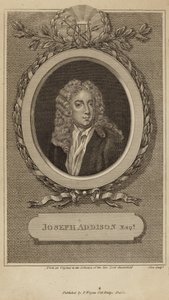 Porträt von Joseph Addison von English School