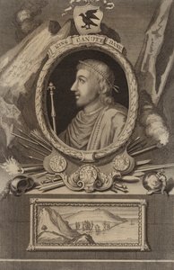 Porträt von König Knut von English School