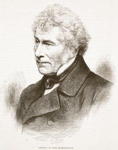 Porträt von Lord Ellenborough, Illustration aus Cassells Illustrierter Geschichte Englands