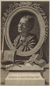 Porträt von Montesquieu
