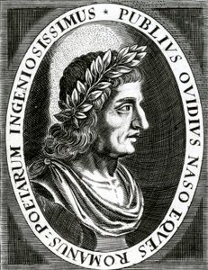Porträt von Ovid, 1639 von English School