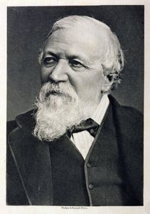 Porträt von Robert Browning (1812-89) nach einem Foto von Fradelle und Young, graviert von Walker und Boutall, 1881