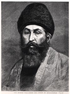 Porträt von Shir Ali Khan (1825-79) Emir von Afghanistan, 1878