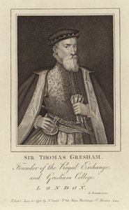Porträt von Sir Thomas Gresham von English School