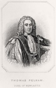 Porträt von Thomas Pelham, Herzog von Newcastle, 1835