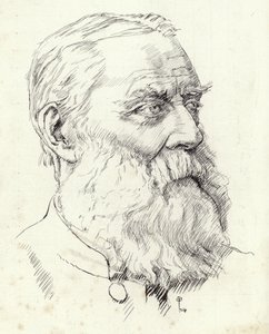 Porträt von Walter Skeat von English School