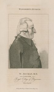 Porträt von William Buchan von English School