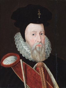 Porträt von William Cecil, Lord Burghley von English School