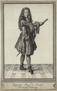 Porträt von Wilhelm III. von England von English School
