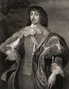 Porträt von William Villiers (1613-43) Viscount Grandison, aus Lodges British Portraits, 1823