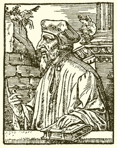 Porträt von Wycliffe von English School