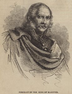 Porträt des Königs von Hannover von English School