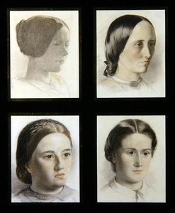 Porträts junger Damen, ca. 1830