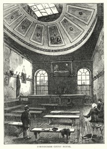 Portsburgh Gerichtshaus (Stich) von English School