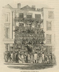 Geflügelhändlerladen auf Holborn Hill