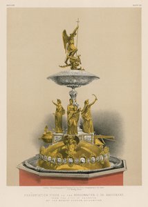 Präsentationsstück an den Bürgermeister C. de Brouckere von der Stadt Brüssel durch die Messrs Dufour, Goldschmiede von English School
