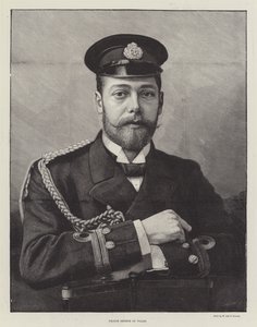 Prinz Georg von Wales (Gravur) von English School